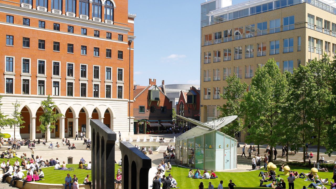 Central Square at Brindleyplace, Birmingham.